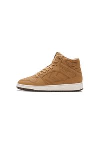 Trenerzy Hummel St. Power Play Mid. Kolor: brązowy. Materiał: zamsz