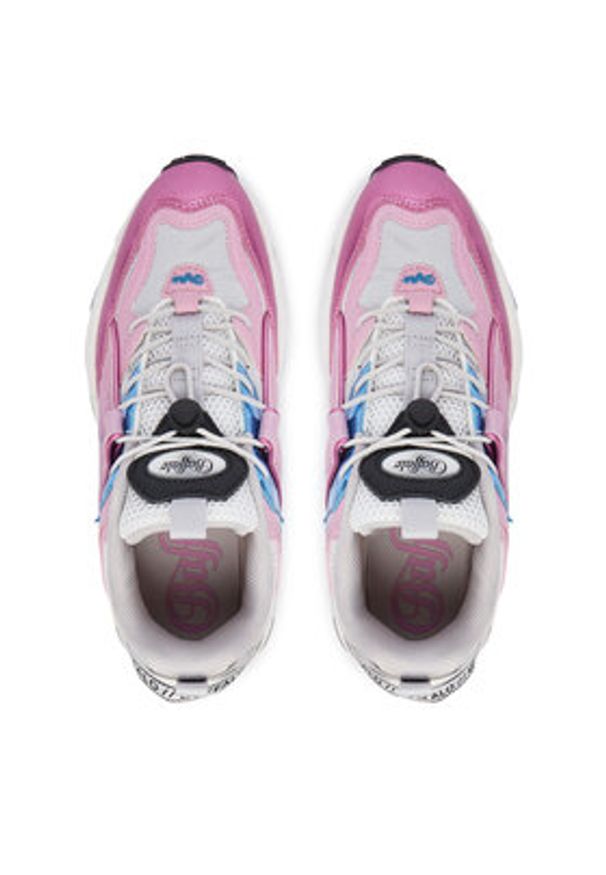 Buffalo Sneakersy Pyra One 1636727 Różowy. Kolor: różowy. Materiał: skóra