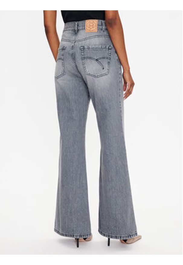 Marella Jeansy 2423186034 Szary Wide Leg. Kolor: szary