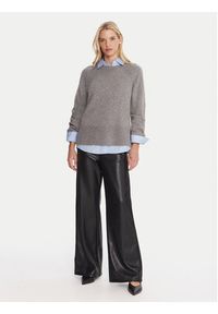 Marella Sweter Alaska 2525366102 Szary Regular Fit. Kolor: szary. Materiał: wełna #4