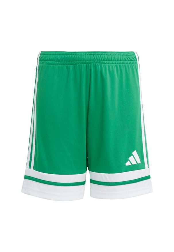 Adidas - Szorty dla dzieci adidas Squadra25. Kolor: zielony, biały, wielokolorowy. Wzór: jednolity. Styl: sportowy