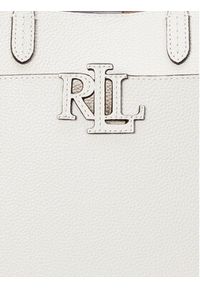 Lauren Ralph Lauren - LAUREN RALPH LAUREN Torebka 431966760002 Biały. Kolor: biały. Materiał: skórzane #4