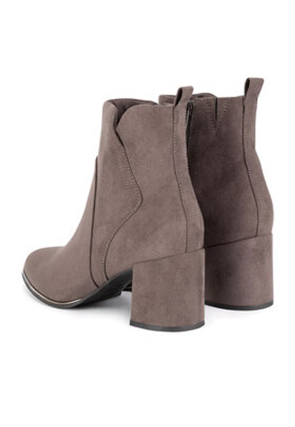 Jenny Fairy Botki WFA3133-1 Szary. Kolor: szary. Materiał: materiał