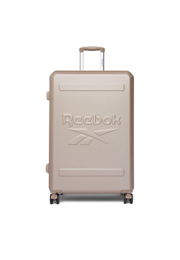 Walizka duża Reebok. Kolor: beżowy