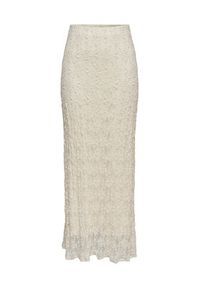 only - ONLY Spódnica maxi Albina 15372797 Beżowy jasny Slim Fit. Kolor: beżowy. Materiał: syntetyk #5