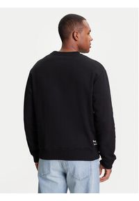 Karl Lagerfeld - KARL LAGERFELD Bluza 705098 553930 Czarny Regular Fit. Typ kołnierza: dekolt w karo. Kolor: czarny. Materiał: bawełna