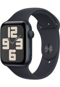 APPLE - Smartwatch Apple Apple Watch SE OLED 44 mm Cyfrowy 368 x 448 px Ekran dotykowy Czarny Wi-Fi GPS. Rodzaj zegarka: smartwatch. Kolor: czarny #1