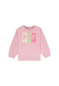Roxy - Bluza z okrągłym dekoltem dla Dziewczynki MORNING Różowy. Okazja: na co dzień. Kolor: fioletowy. Materiał: materiał, poliester, bawełna. Sezon: lato. Styl: casual