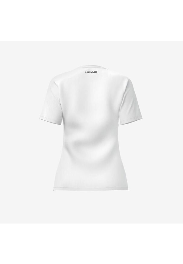 Head - CLUB 25 TECH T-Shirt Women. Kolor: biały. Materiał: mesh