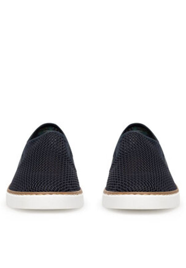 Rieker Półbuty B2265-14 Niebieski. Kolor: niebieski. Materiał: materiał