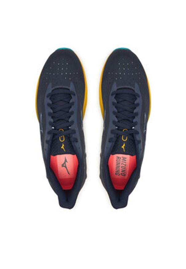 Mizuno Buty do biegania Wave Skyrise 6 J1GC2509 Czarny. Kolor: czarny. Materiał: materiał. Model: Mizuno Wave