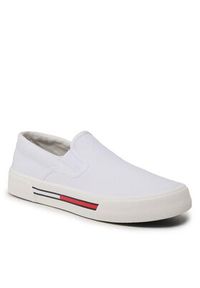Tommy Jeans Tenisówki Slip On Wmn EN0EN02088 Biały. Zapięcie: bez zapięcia. Kolor: biały. Materiał: materiał
