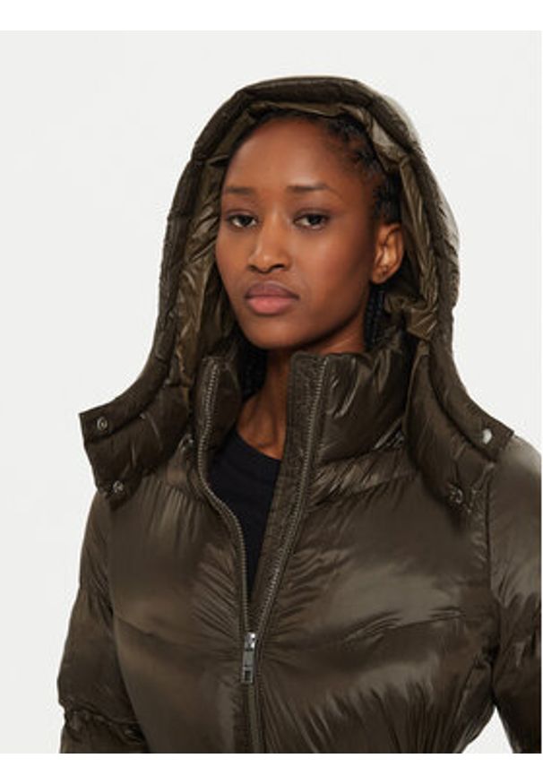 BOSS Płaszcz zimowy Pamaxi3 50524624 Zielony Regular Fit. Kolor: zielony. Materiał: syntetyk. Sezon: zima