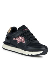 Sneakersy Geox J Fastics Girl J35GZC 054AS C9231 M Black/Dk Pink. Kolor: czarny