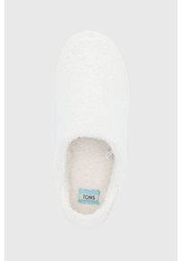 Toms Kapcie Ezra kolor biały. Nosek buta: okrągły. Kolor: biały. Materiał: guma #4