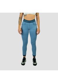 JEANSTRACK - Dżinsy dżinsowe dżinsy dżinsy. Kolor: niebieski. Materiał: poliester, bawełna, lycra. Sport: wspinaczka, turystyka piesza #1