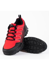 Męskie obuwie trekkingowe czerwone DK. Kolor: czerwony #3