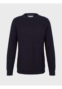 Tom Tailor Sweter 1032302 Granatowy Regular Fit. Kolor: niebieski. Materiał: bawełna #5