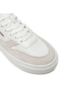 Calvin Klein Sneakersy Cupsole Lace Up W/Ml Mix M HW0HW02114 Biały. Kolor: biały