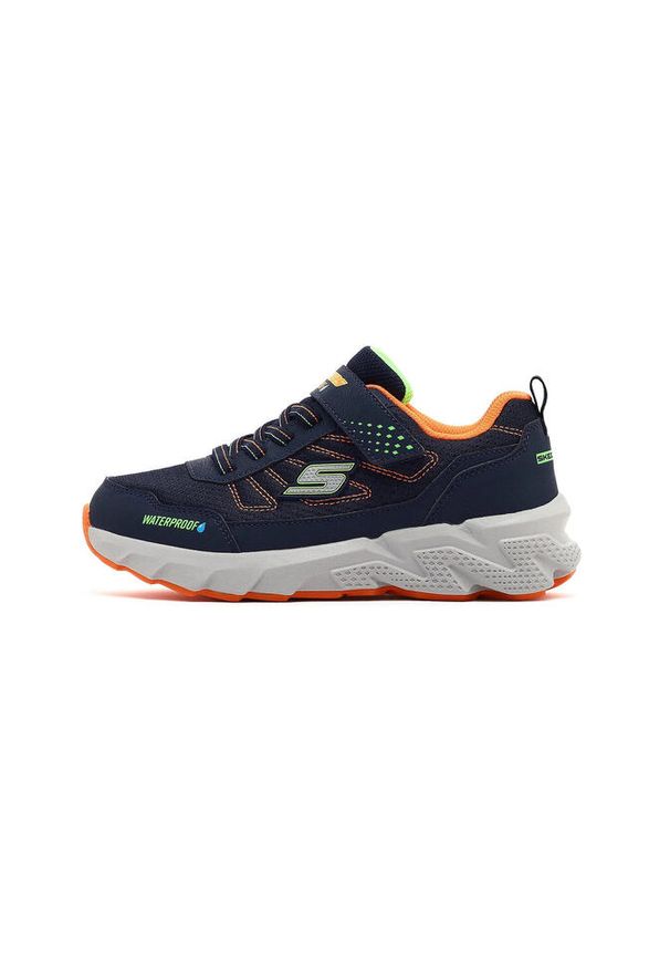 skechers - Kapcie SKECHERS ELITE SPORT TREADA Niebieski. Kolor: niebieski. Materiał: syntetyk, tkanina. Model: Skechers Sport