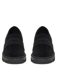 DeeZee Loafersy LZP01 Czarny. Kolor: czarny. Materiał: materiał #5