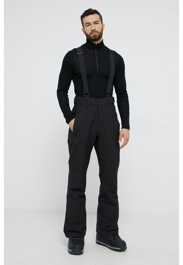 Protest - Spodnie. Kolor: czarny. Materiał: materiał