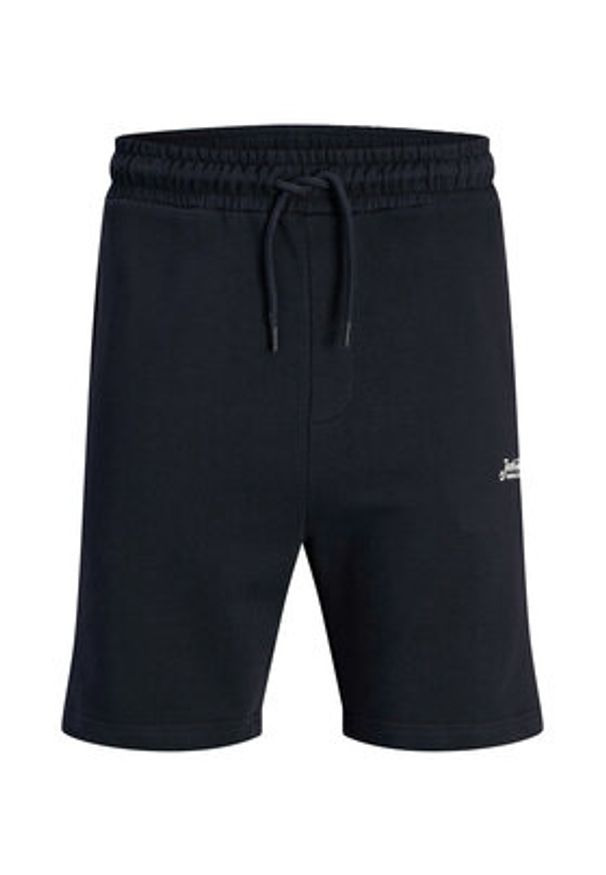 Jack & Jones - Jack&Jones Komplet t-shirt i szorty sportowe Beau 12277466 Granatowy Relaxed Fit. Kolor: niebieski. Materiał: bawełna. Styl: sportowy