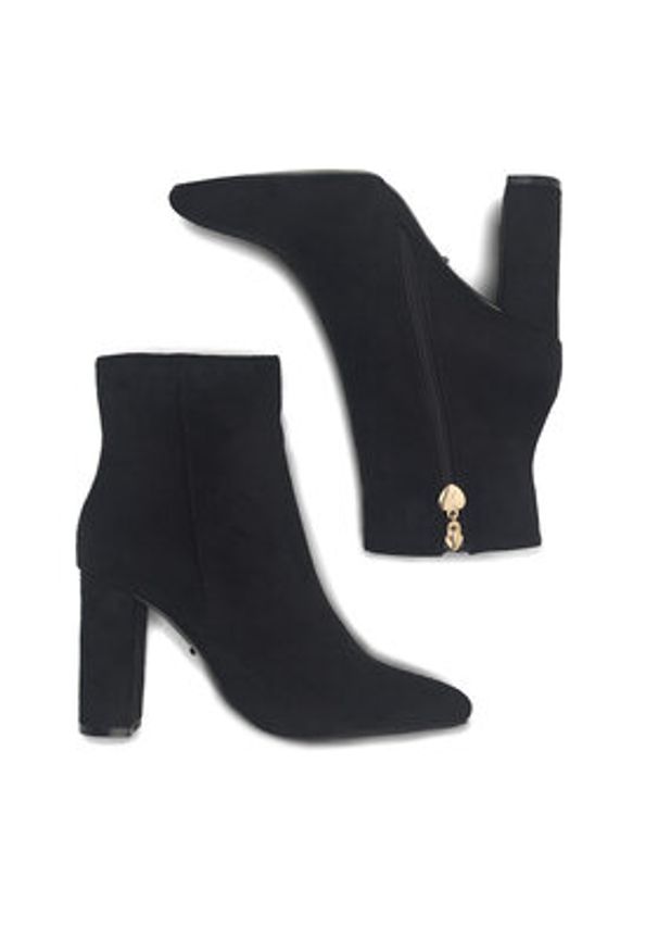 DeeZee Botki BRITT LS4690-19B Czarny. Kolor: czarny. Materiał: materiał