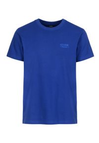 Ochnik - T-shirt męski. Kolor: niebieski. Materiał: bawełna #3