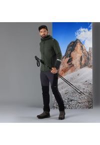 Polar z kapturem CMP. Typ kołnierza: kaptur. Kolor: zielony. Materiał: polar