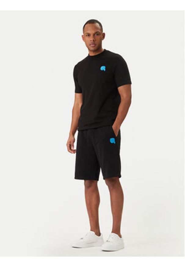 Karl Lagerfeld - KARL LAGERFELD Szorty sportowe 705118 562900 Czarny Loose Fit. Kolor: czarny. Materiał: bawełna. Styl: sportowy