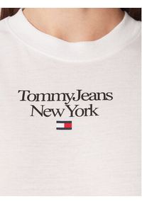 Tommy Jeans T-Shirt Essentail DW0DW14899 Biały Regular Fit. Kolor: biały. Materiał: bawełna, syntetyk #5