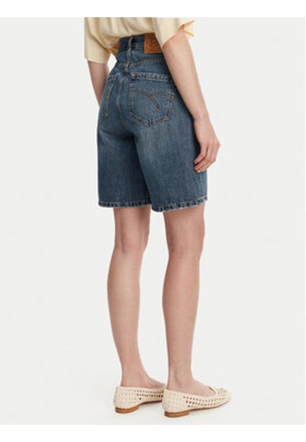 Marella Szorty jeansowe Short 2513141024 Niebieski Relaxed Fit. Kolor: niebieski. Materiał: bawełna