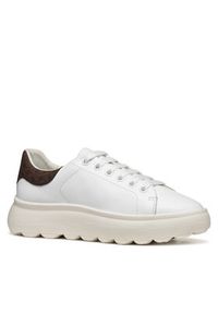 Geox Sneakersy D Spherica Ec4.1 D45TCD 08504 C1224 Biały. Kolor: biały. Materiał: skóra #4