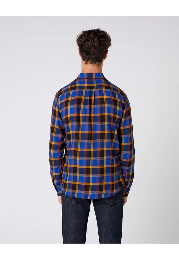 Wrangler - WRANGLER LS 1PKT BDOWN SHIRT COBALT BLUE W5A3ORB09 112130034