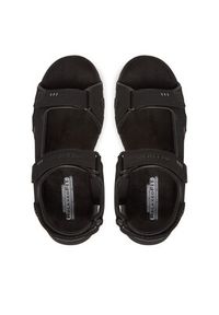 skechers - Skechers Sandały Garver-Louden 64487/BLK Czarny. Kolor: czarny. Materiał: skóra