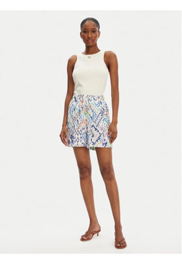 JDY Szorty materiałowe Troya 15347221 Écru Loose Fit. Materiał: wiskoza