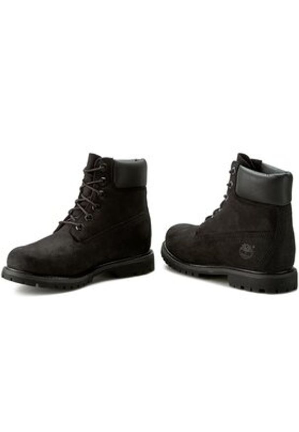 Timberland Trapery 6In Premium Boot 8658A/TB08658A0011 Czarny. Kolor: czarny. Materiał: skóra