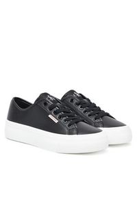 Calvin Klein Jeans Sneakersy Vulc Flatform Lth YW0YW01886 Czarny. Kolor: czarny. Materiał: skóra #4