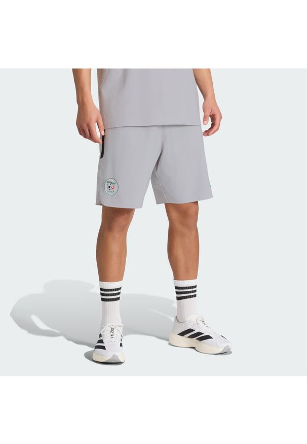 Adidas - Spodenki Algieria Tiro Tech. Kolor: szary. Sport: fitness