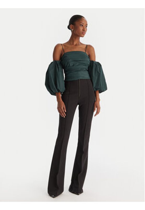 Pinko - PINKO Bluzka Pallottoliere 105552 Y3LE Zielony Regular Fit. Kolor: zielony. Materiał: syntetyk