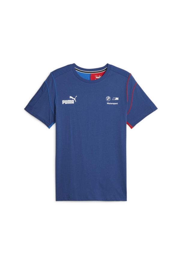 Koszulka z krótkim rękawem Męska Puma Bmw Mms Mt7 Niebieski. Kolor: niebieski. Długość rękawa: krótki rękaw. Długość: krótkie. Sport: fitness
