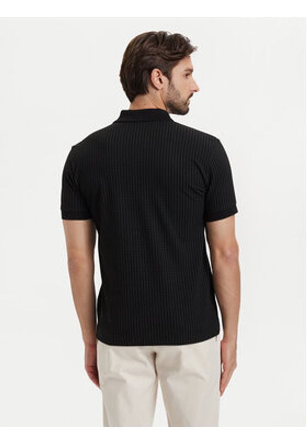 BOSS Polo Pl Goc Birdie 3 50559355 Czarny Regular Fit. Typ kołnierza: polo. Kolor: czarny. Materiał: bawełna