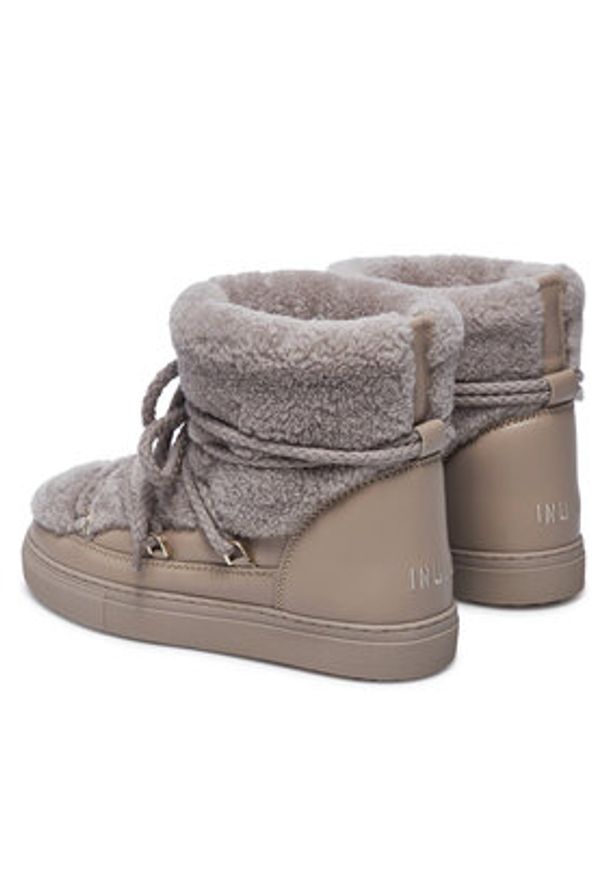 Inuikii Śniegowce Curly 75102-018 Szary. Kolor: szary. Materiał: skóra