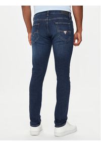 Guess Jeansy M4YAN1 D5DI2 Granatowy Skinny Fit. Kolor: niebieski