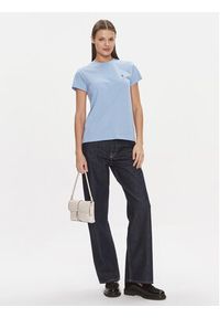 Polo Ralph Lauren T-Shirt 211898698014 Błękitny Regular Fit. Typ kołnierza: polo. Kolor: niebieski. Materiał: bawełna