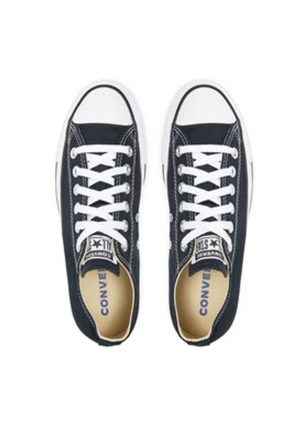 Converse Trampki Chuck Taylor All Star Ox M9166 W Czarny. Kolor: czarny. Materiał: materiał