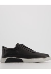 Venezia - SNEAKERSY MĘSKIE 231 BLACK. Materiał: syntetyk, skóra