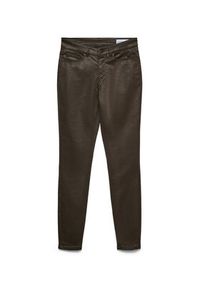 Vero Moda Spodnie z imitacji skóry Flash 10314591 Brązowy Skinny Fit. Kolor: brązowy. Materiał: skóra #3