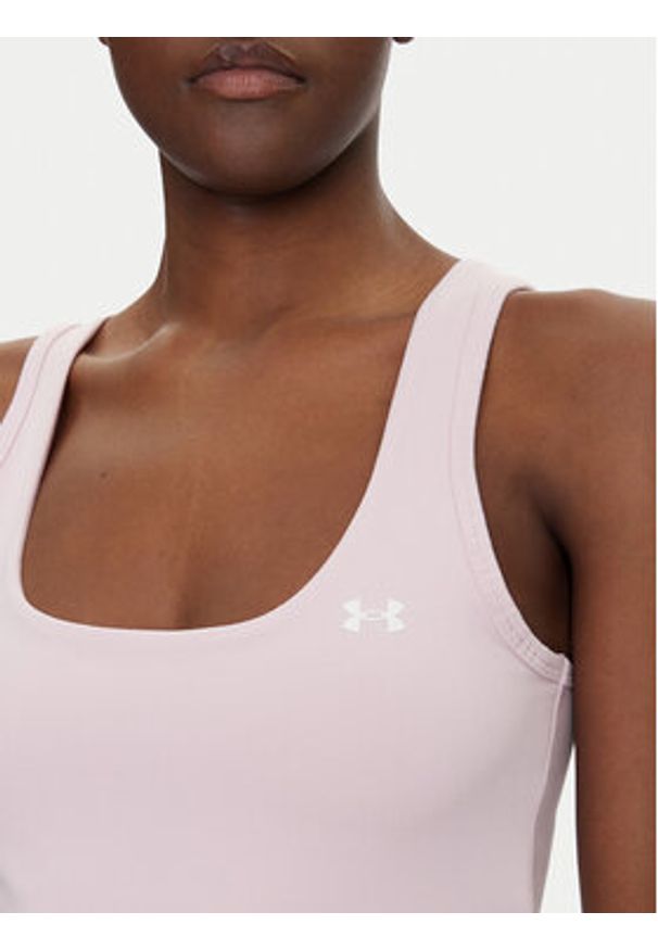 Under Armour Top Motion 6007656 Różowy Slim Fit. Kolor: różowy. Materiał: syntetyk